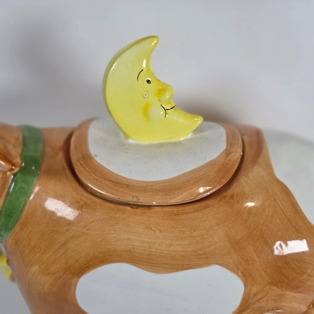 Vintage 1987‎ Susan Winget Cow Jumped Over The Moon Cookie Jar